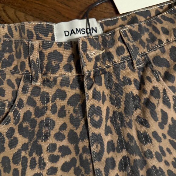 Damson Madder Leopard Cargo Pants Jeans - size 6 US /10 Euro - Picture 5 of 7